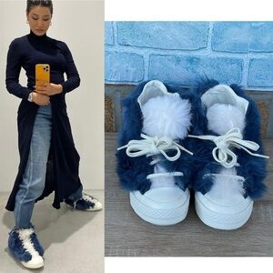 Yoon Ambush X Converse Chuck 70' Hi Fuzzy Blue size 6